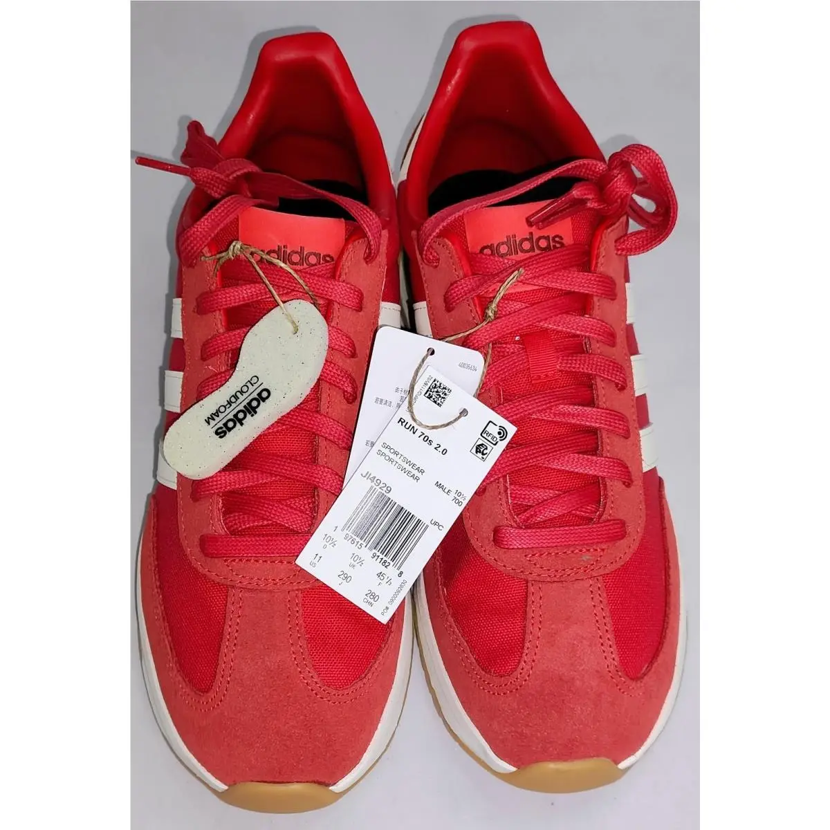 Adidas shoes - adidas Run - Run - JI4929 - Red/white (UPC: 0197615911835) 1