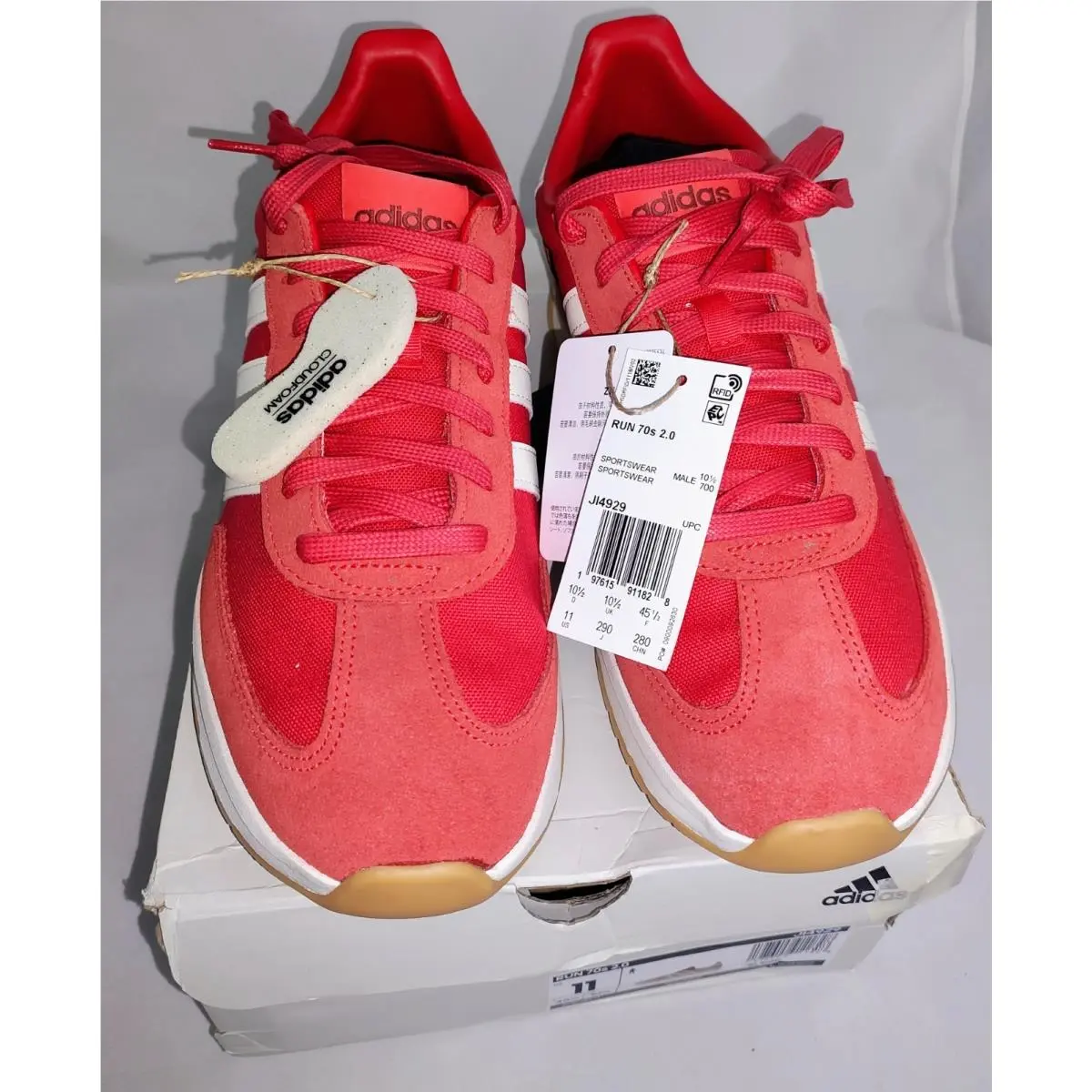 Adidas shoes - adidas Run - Run - JI4929 - Red/white (UPC: 0197615911835) 2