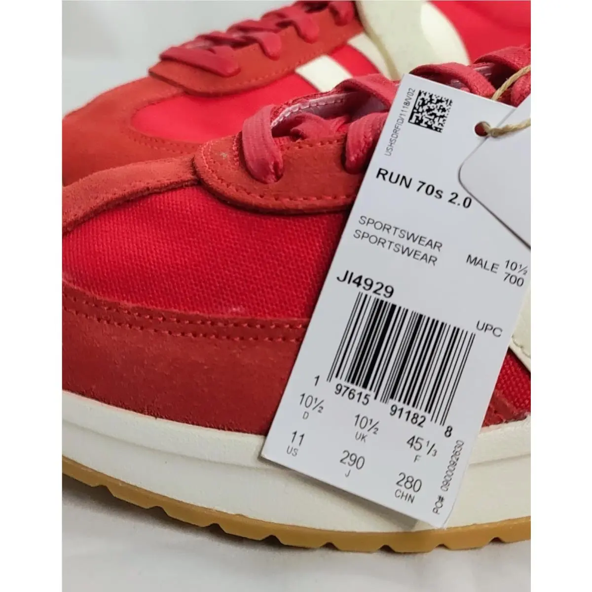 Adidas shoes - adidas Run - Run - JI4929 - Red/white (UPC: 0197615911835) 6