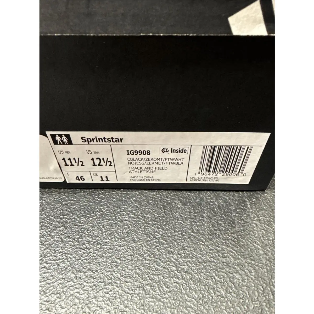 Adidas shoes - adidas Sprintstar - Sprintstar - Black/Silver (UPC: 196472290060) 4