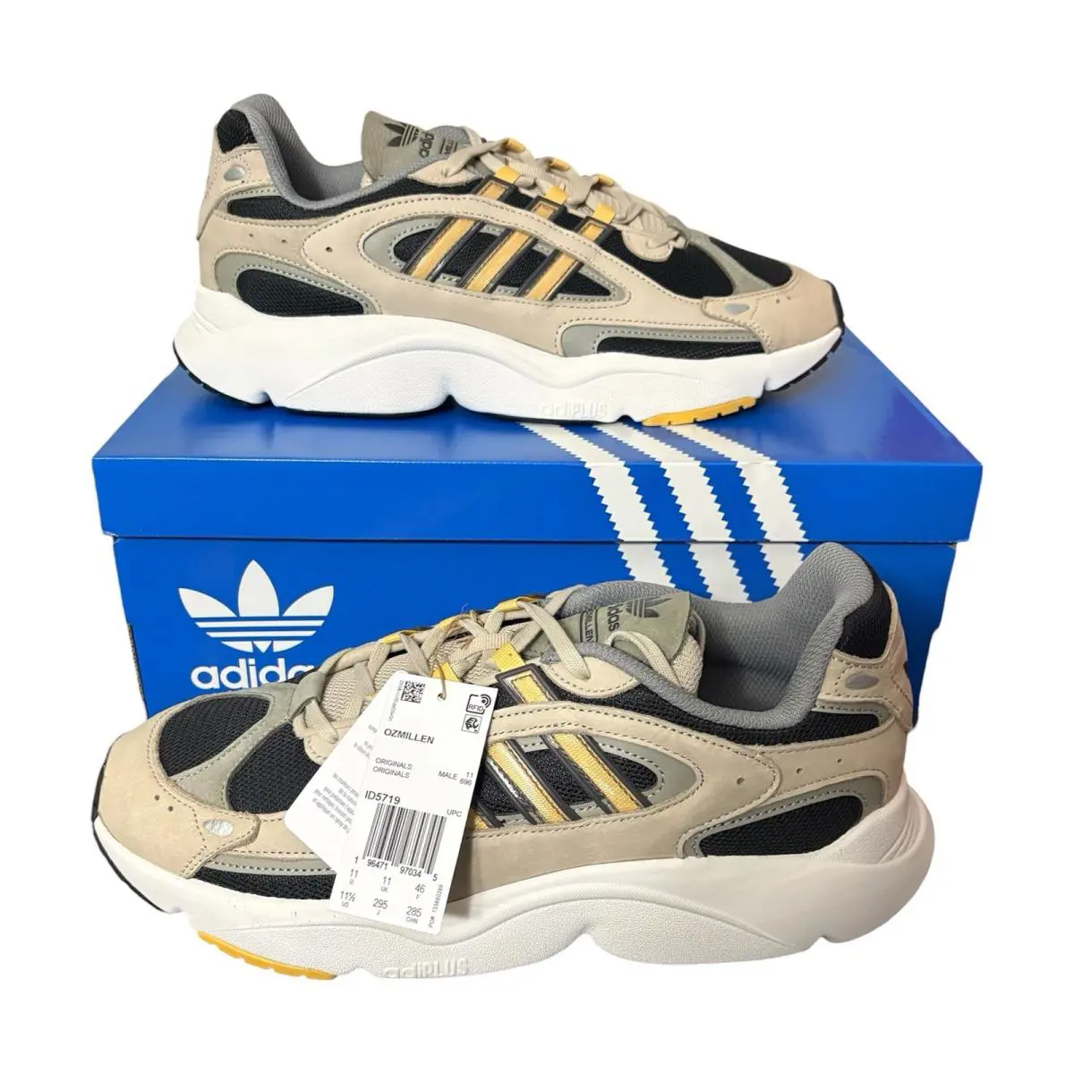 ID5719 Adidas Ozmillen “wonder Beige Oat” Men’s Shoes Sz 11.5 - Ivory