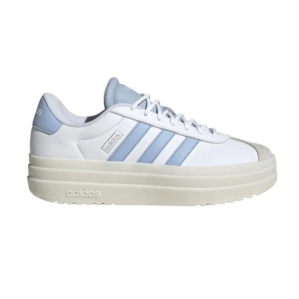 Adidas Vl Court Bold Lace Up Womens Size 11 M Sneakers Casual Shoes JI1794