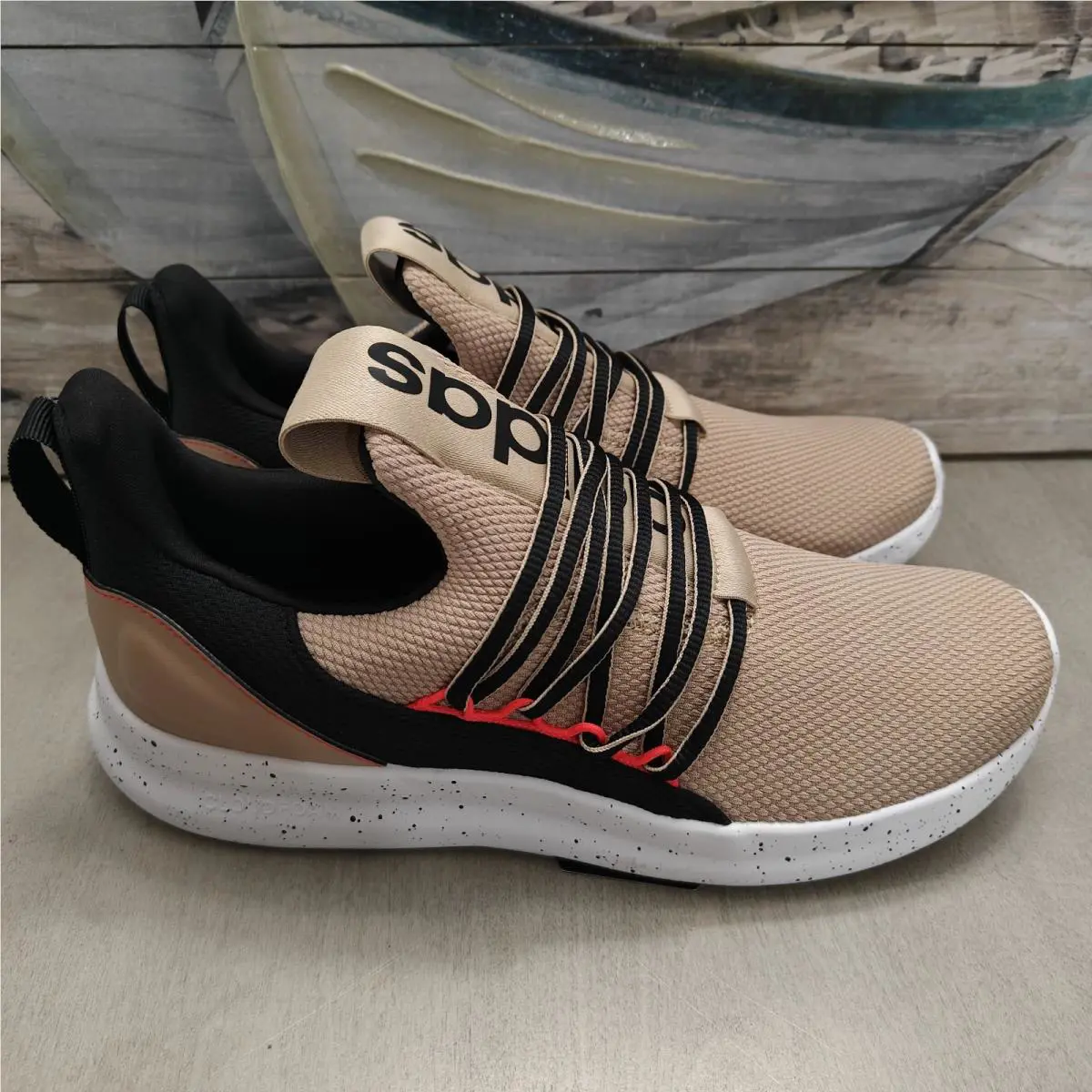 Adidas shoes - adidas Lite Racer - Lite Racer - JR3147 - Tan/Black/Red 0