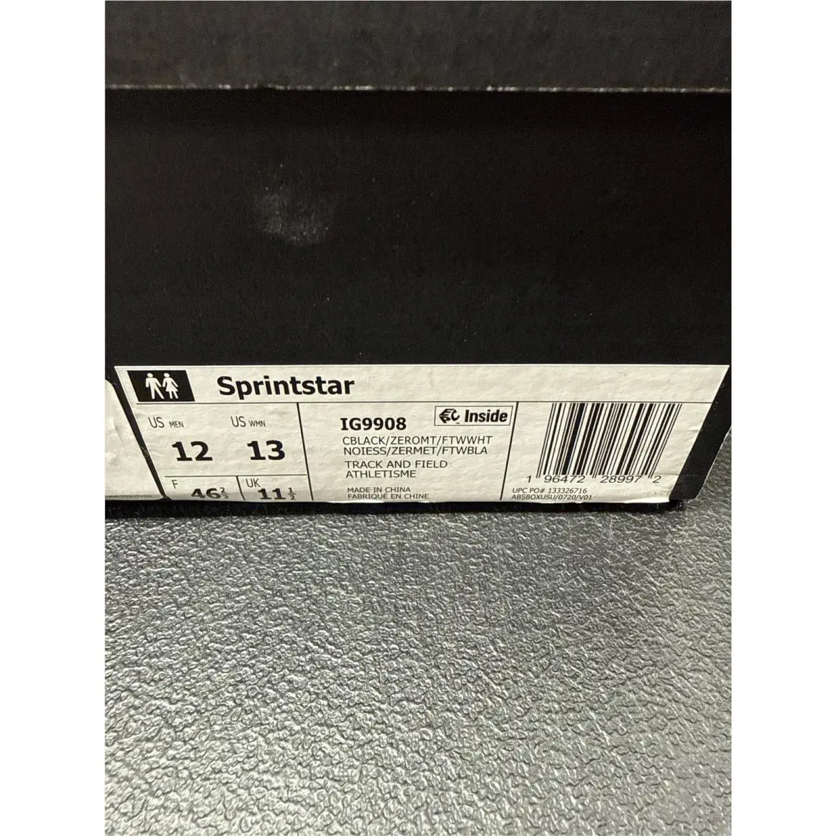 Adidas shoes - Black/Silver (UPC: 196472289972) 4