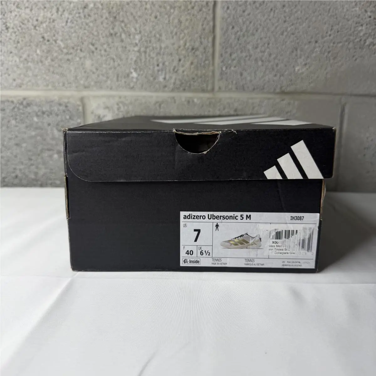 Adidas shoes - Adidas adiZero Ubersonic 5 - adiZero Ubersonic - IH3087 - White (UPC: 197615637117) 3