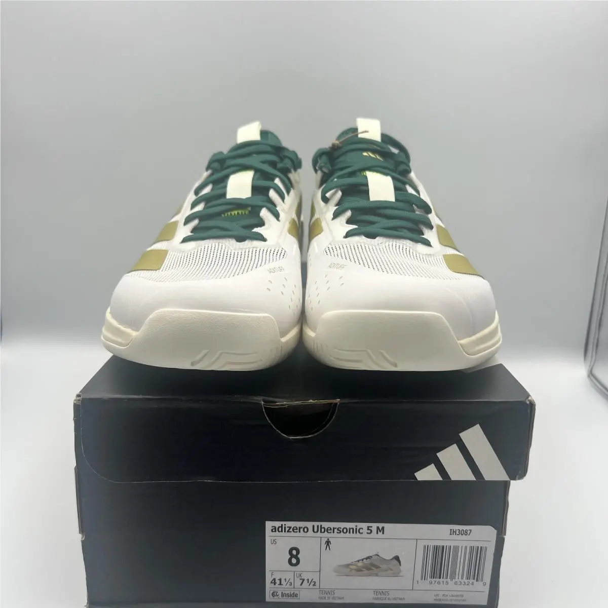 Adidas shoes - Adidas adiZero Ubersonic 5 - adiZero Ubersonic - IH3087 - White (UPC: 197615637117) 3