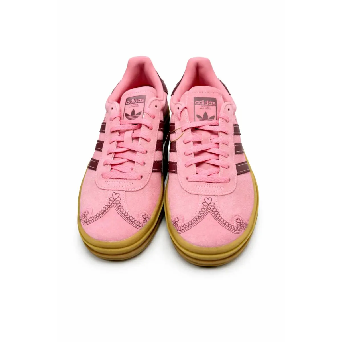 Adidas Gazelle Bold Women`s Shoes Size 7 Shadow Red Pink Spark IH6697