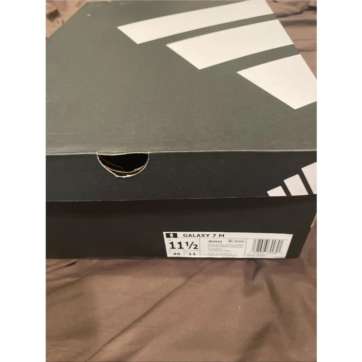 Adidas shoes - ADIDAS GALAXY 7 - GALAXY - Running Course Pied - BLUE SILVER 3