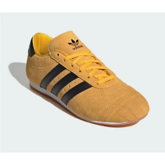 Adidas Taekwondo Lace W Women`s 6 Yellow Sneakers Suede Shoes JS1461