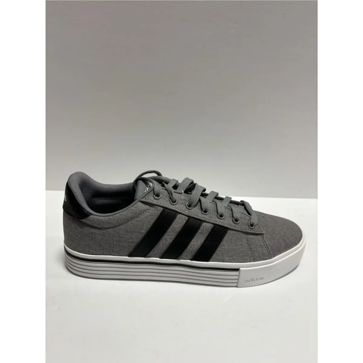 Men’s Daily 4.0 Gray Lace-up Sneakers Size 9.5 M by Adidas