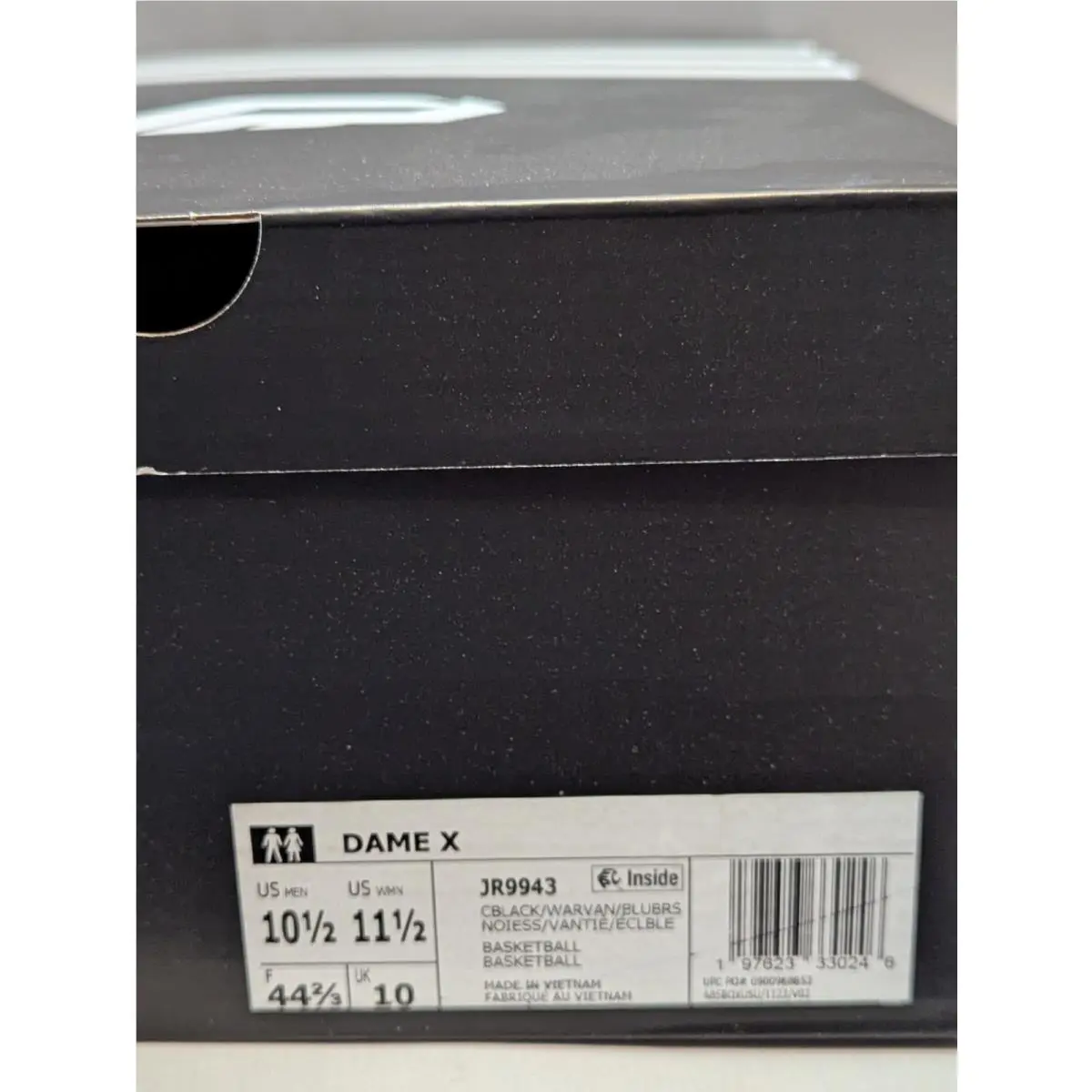 Adidas shoes - adidas Dame 10 - Dame - JR9943 - Black (UPC: 197623330246) 3
