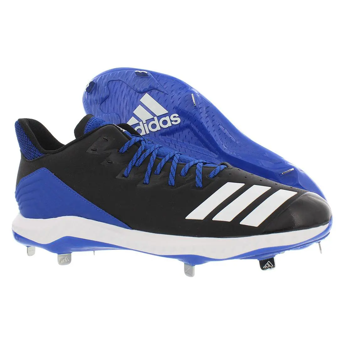 Adidas Icon Bounce Mens Shoes Size 16 Color: Black/white/collegiate Royal - Black/White/Collegiate Royal, Main: Black