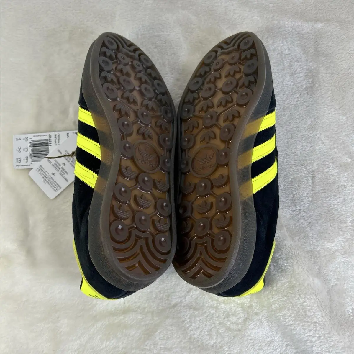 Adidas shoes - adidas Gazelle - Gazelle - JR3841 - Black/Yellow/Gum Bottom 5