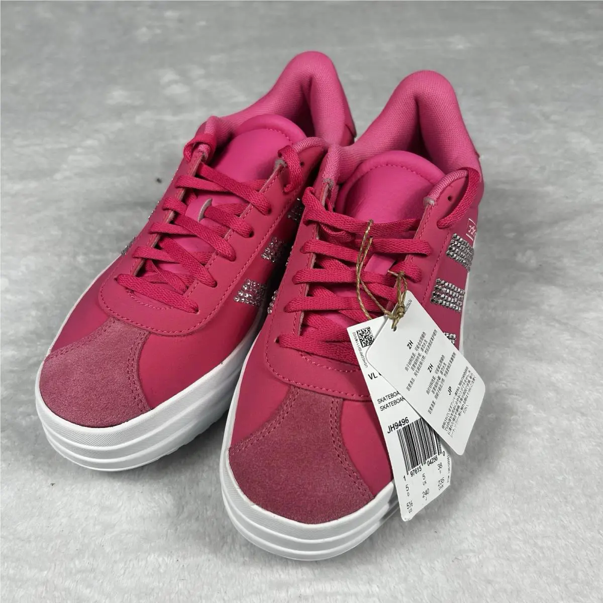 Adidas shoes - adidas Vl Court - Court - Pink (UPC: 0197615042560) 2