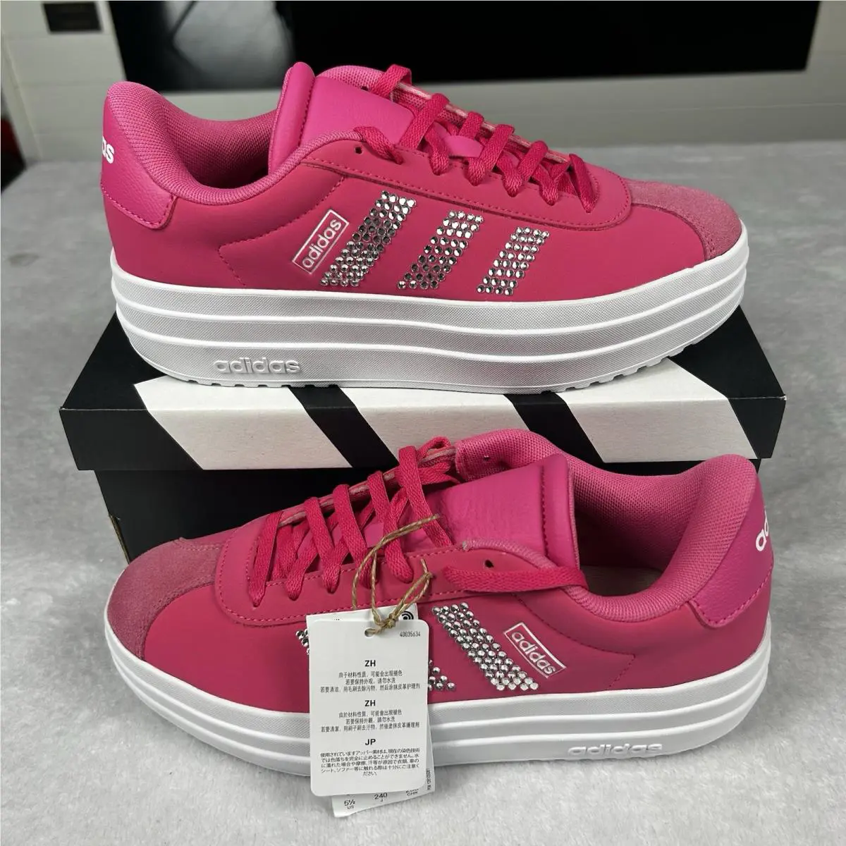 Adidas shoes - adidas Vl Court - Court - Pink (UPC: 0197615042560) 10