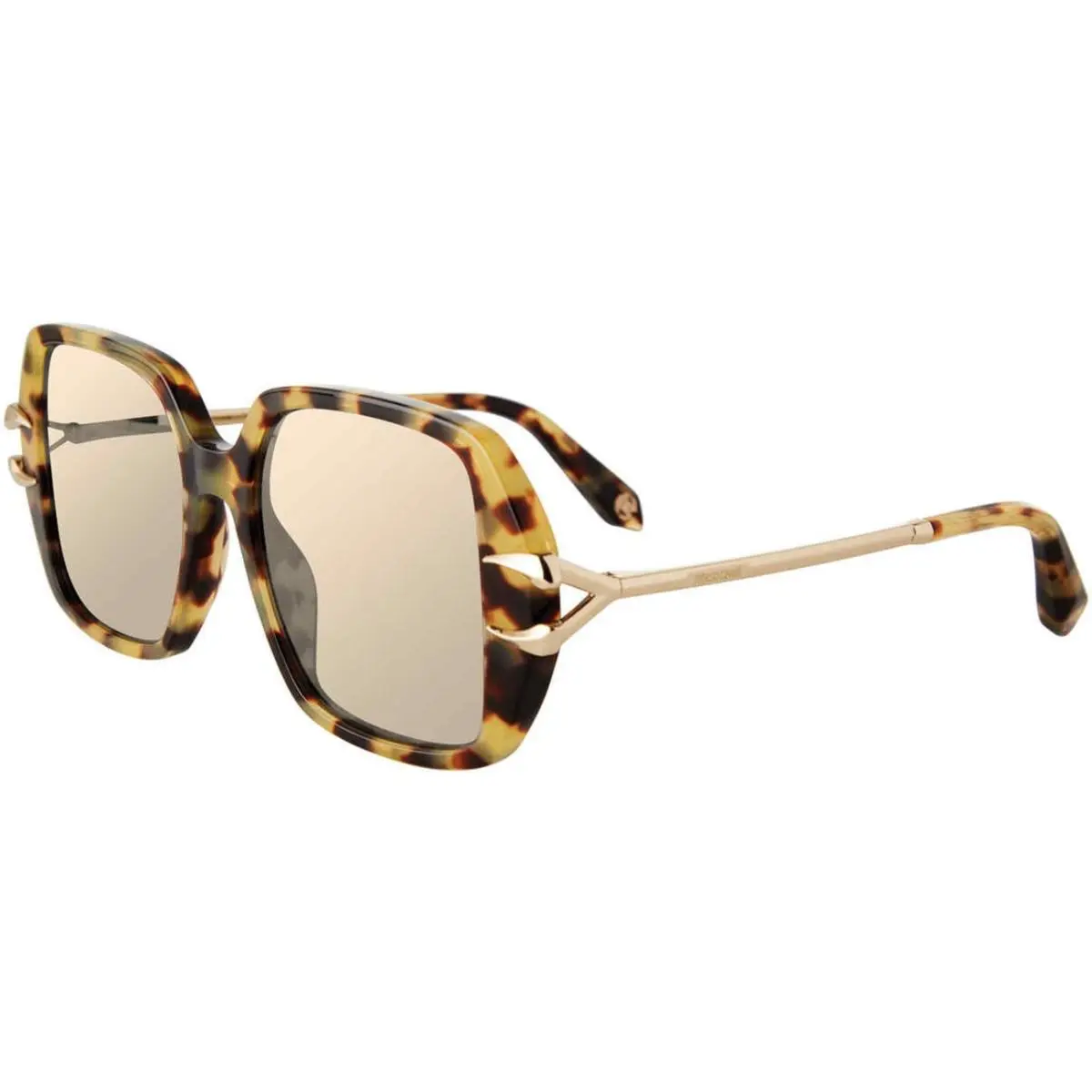 Roberto Cavalli Src 030 Brown Havana 777g Size 54 Sunglasses