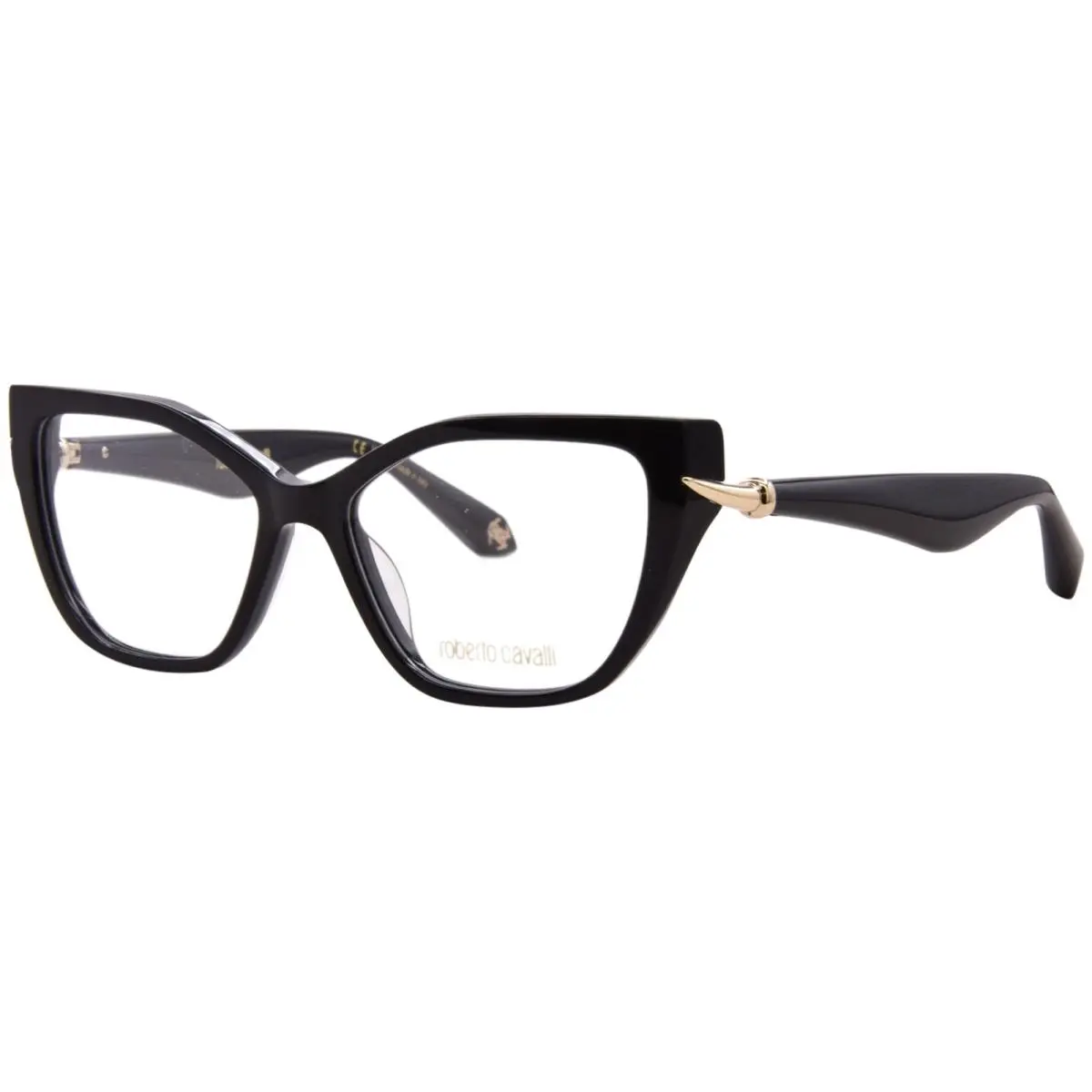 VRC161M 0700 Eyeglasses Women`s Black Full Rim Butterfly 54mm by Roberto Cavalli