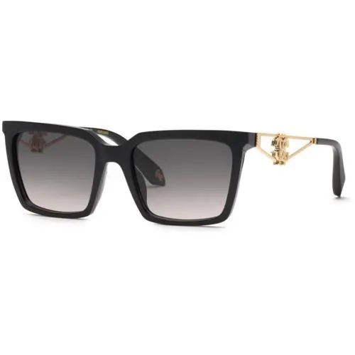 Roberto Cavalli Src 157 M Black W Smoke Grad 0700 Size 54 Sunglasses