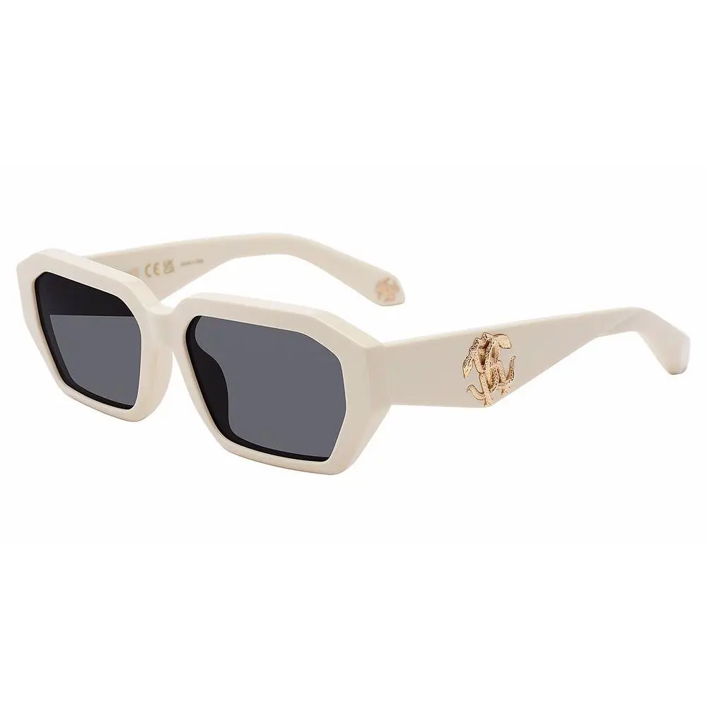 Roberto Cavalli SRC113 Sunglasses 09X7 Shiny Full Cream 57mm Unise