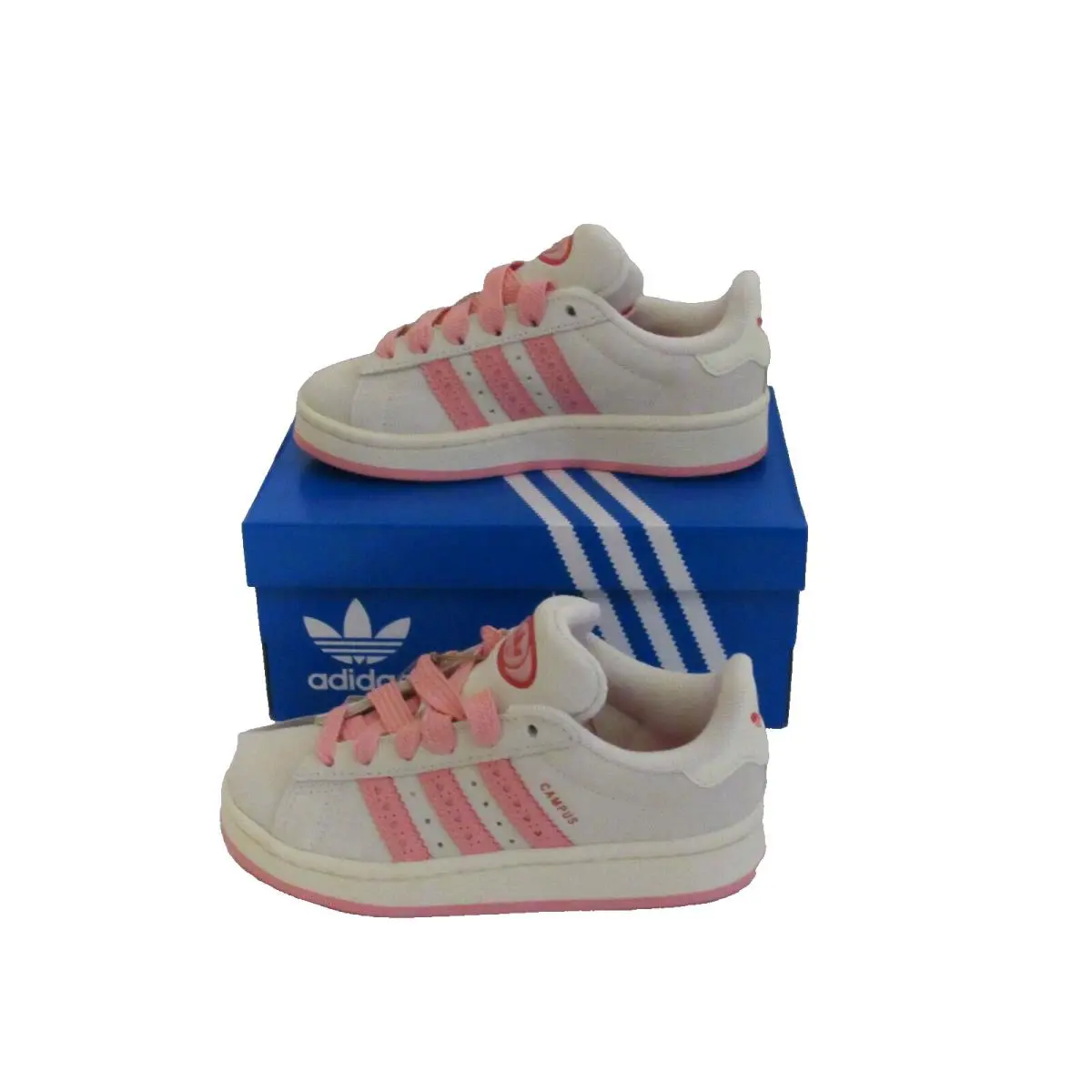 Adidas shoes - adidas Campus - Campus - White/Pink (UPC: 197613332328) 9