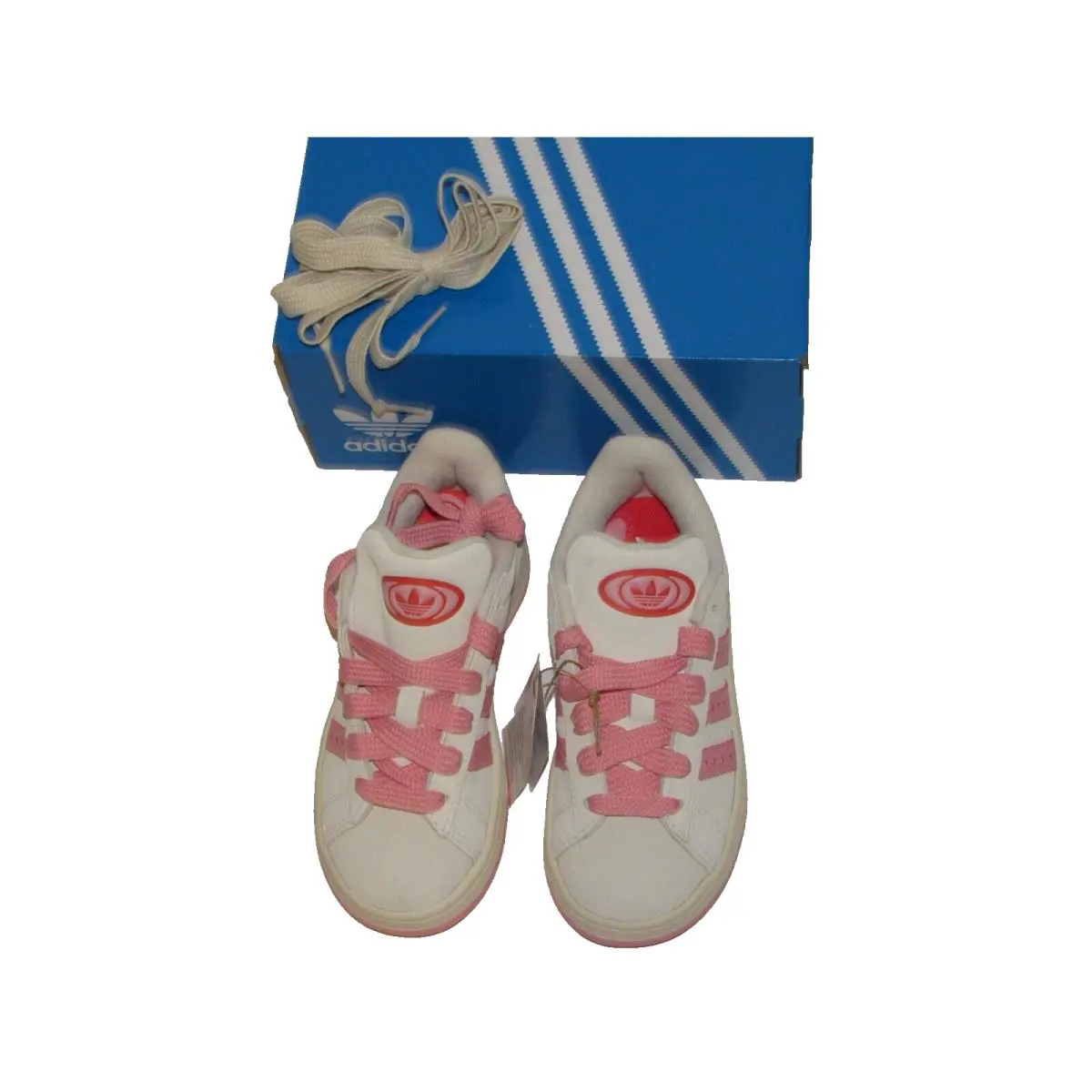 Adidas shoes - adidas Campus - Campus - White/Pink (UPC: 197613332328) 7