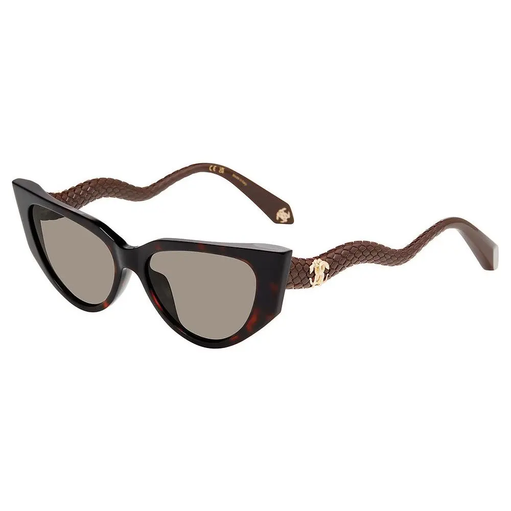 Roberto Cavalli SRC128M Sunglasses 0743 Brown/yellow Havana 56mm U