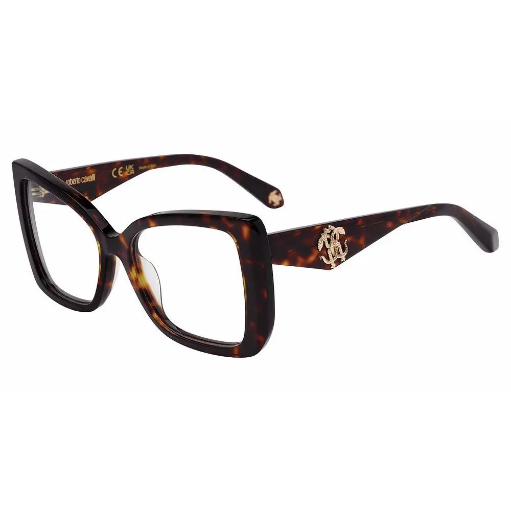 Roberto Cavalli VRC111 Eyeglasses Eye Glasses 0743 Brown/yellow Havana