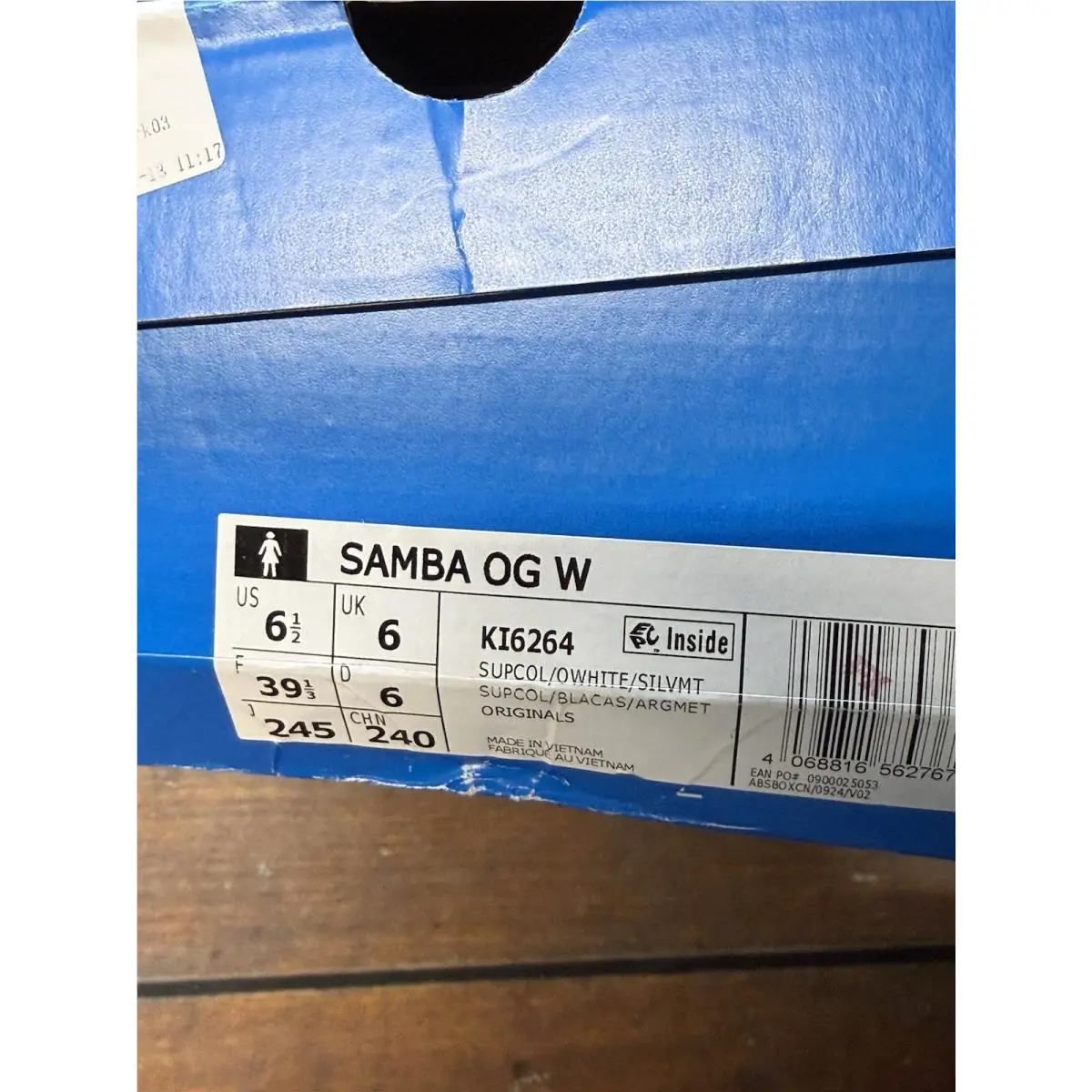 Adidas shoes - Samba Og W - Samba - Ki6264 - Silver 4