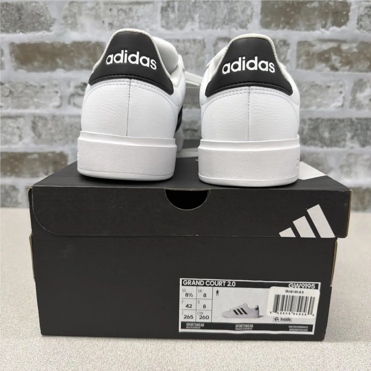 Adidas shoes - Adidas Grand Court 2.0 - Grand Court - White/Core Black/Cloud White (UPC: 0658906849560) 4