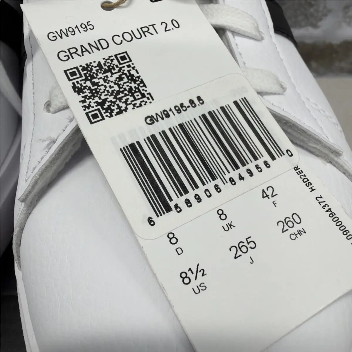 Adidas shoes - Adidas Grand Court 2.0 - Grand Court - White/Core Black/Cloud White (UPC: 0658906849560) 0
