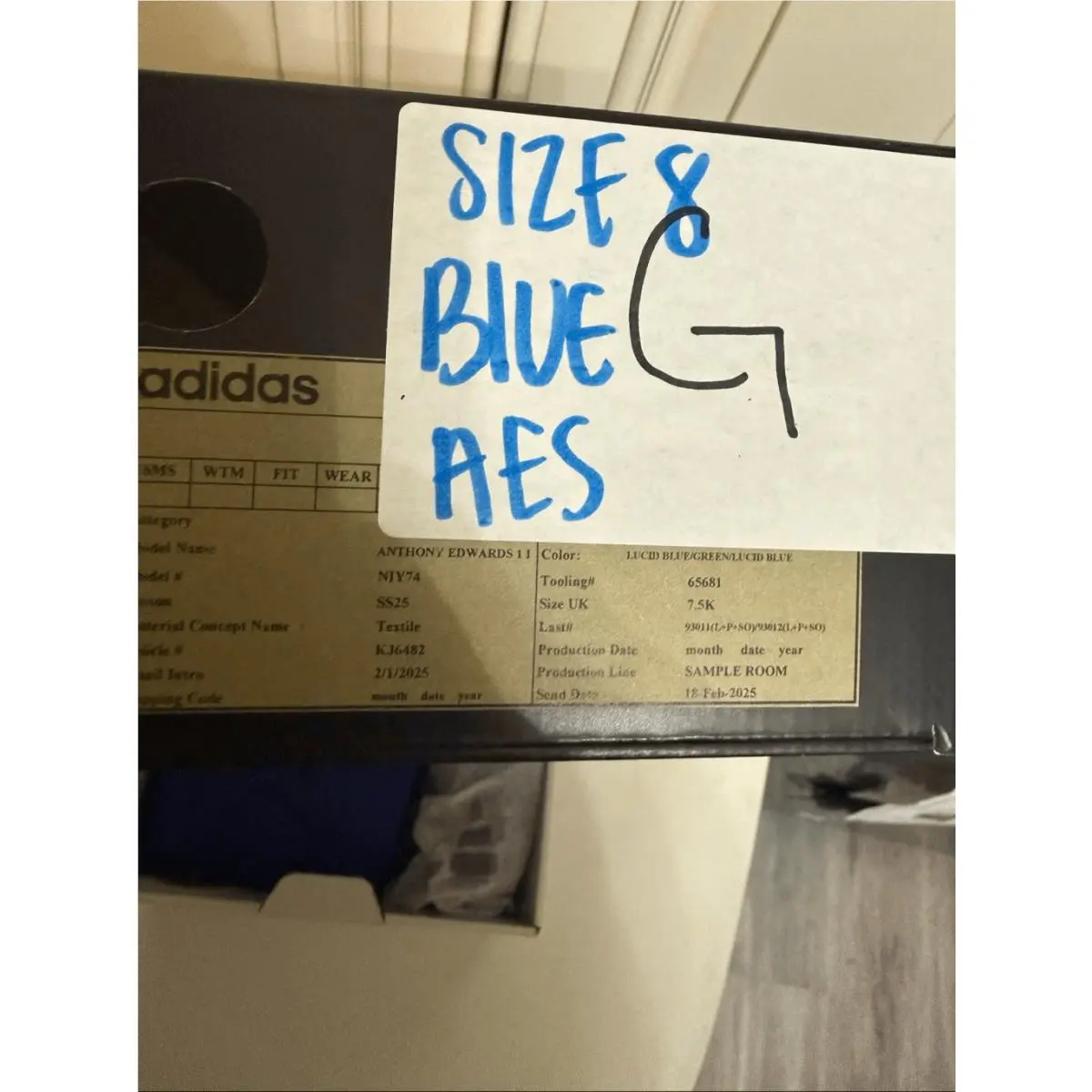 Adidas shoes - Blue, Exterior: Blue 5