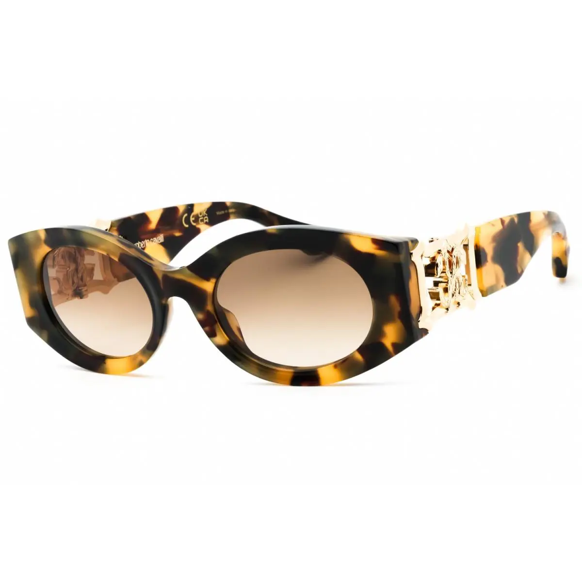 Roberto Cavalli SRC064-AGG-53 Sunglasses Frame Size 53mm 130mm 22mm Tortoise W