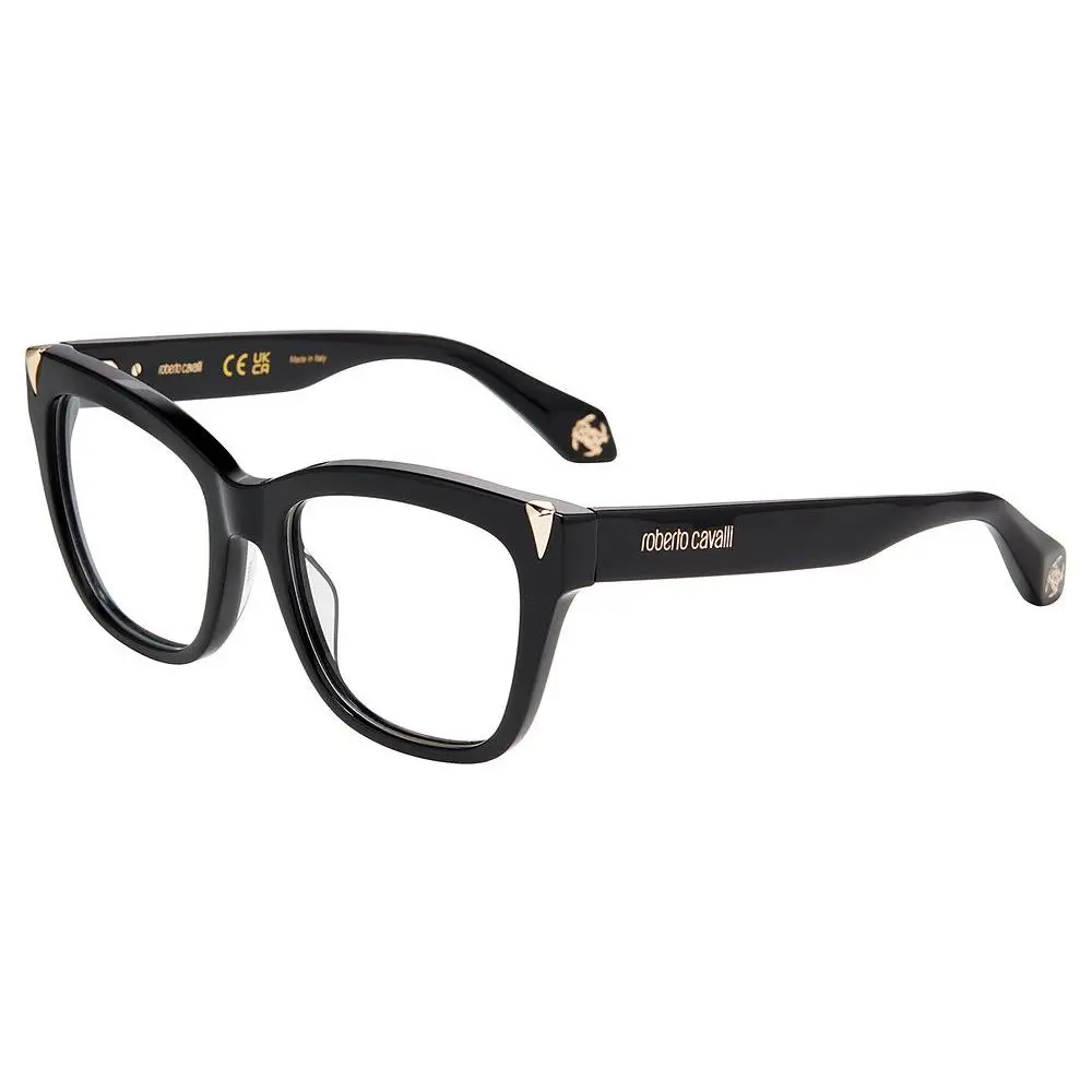 Roberto Cavalli VRC116V Eyeglasses Eye Glasses 0700 Shiny Black 53