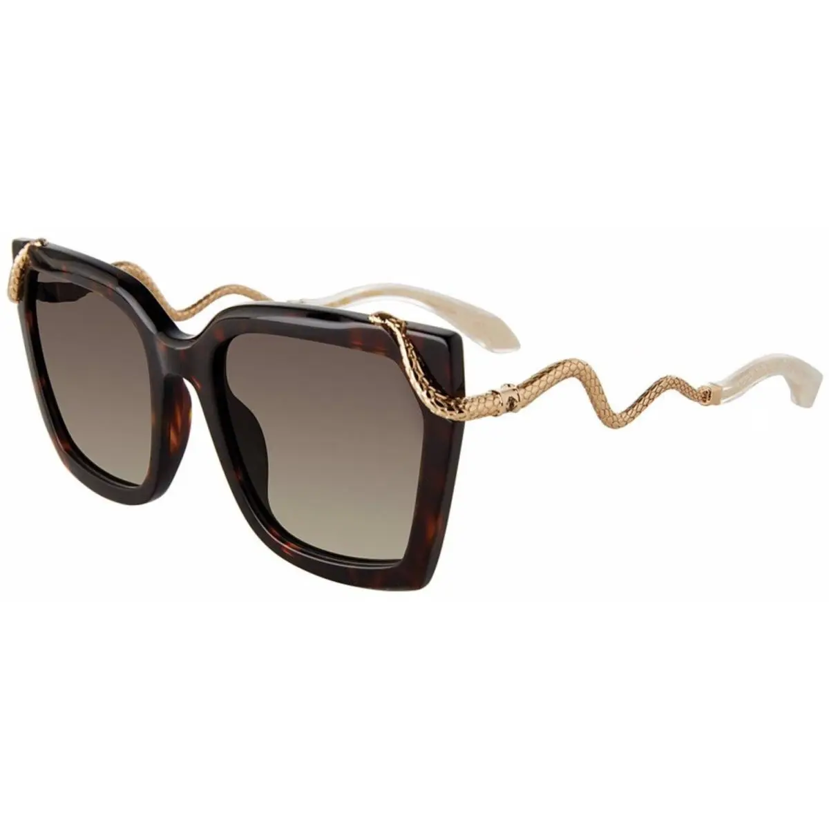 Roberto Cavalli Src 034 M Brown-yellow Havana-0743 Size 56 Sunglasses