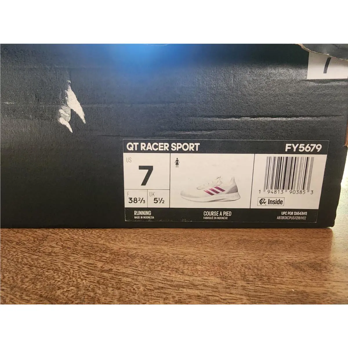 Adidas shoes - adidas Racer - Racer - FY5679 - Chalk White/Cherry Metallic/Silver Metallic (UPC: 194813903846) 11