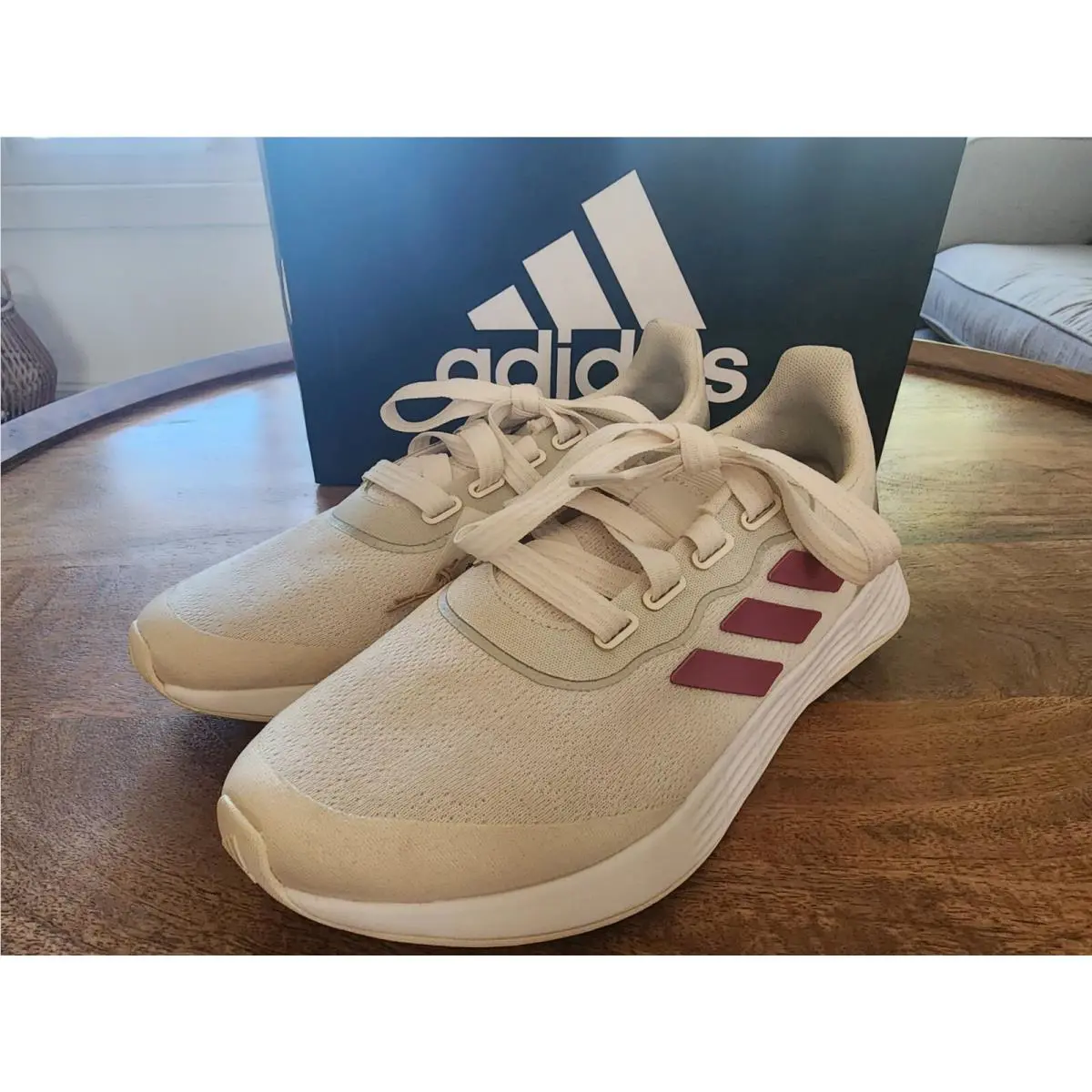Adidas shoes - adidas Racer - Racer - FY5679 - Chalk White/Cherry Metallic/Silver Metallic (UPC: 194813903846) 5