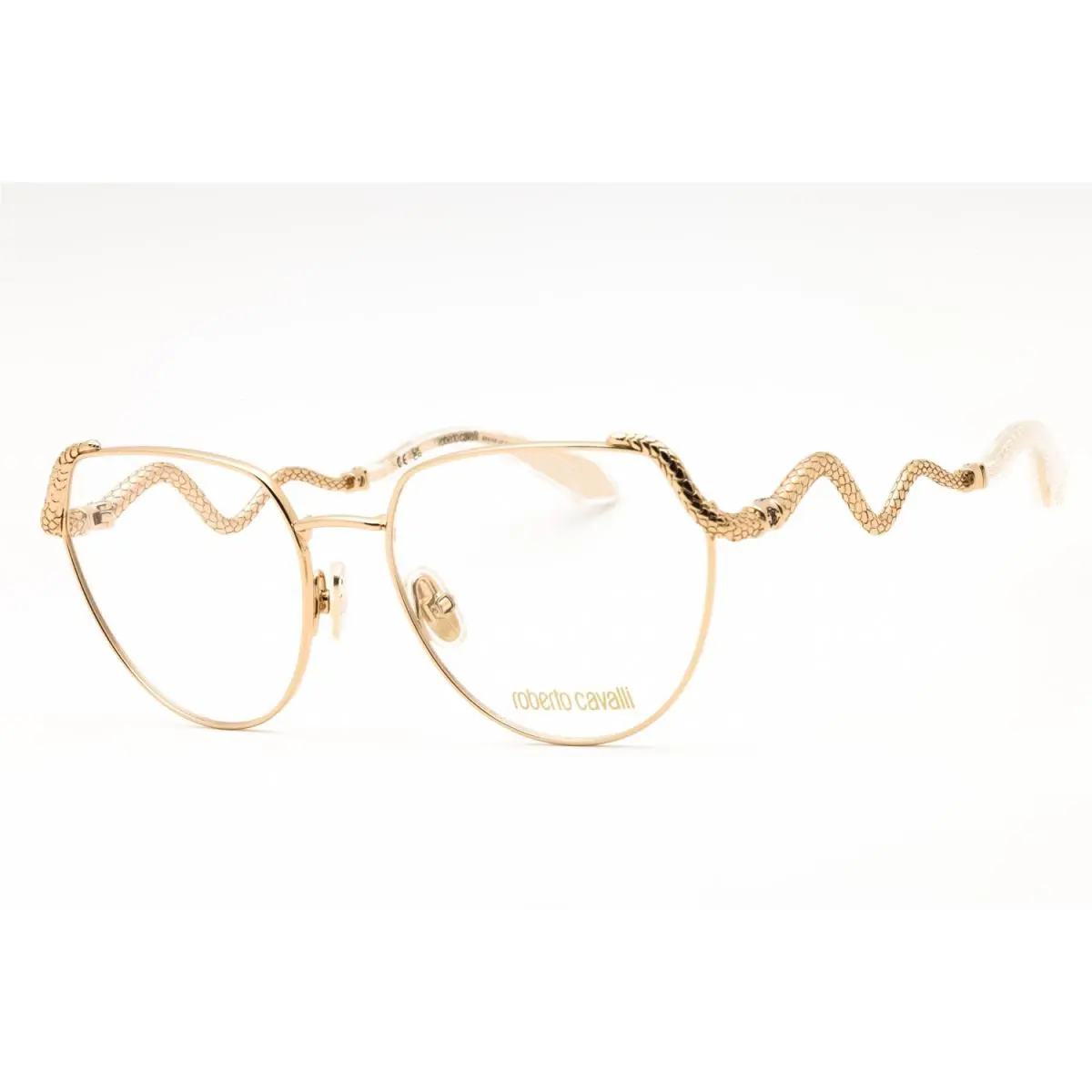 Roberto Cavalli VRC053-300-55 Eyeglasses Frame Size 55mm 17mm 140mm Rosegold Wo