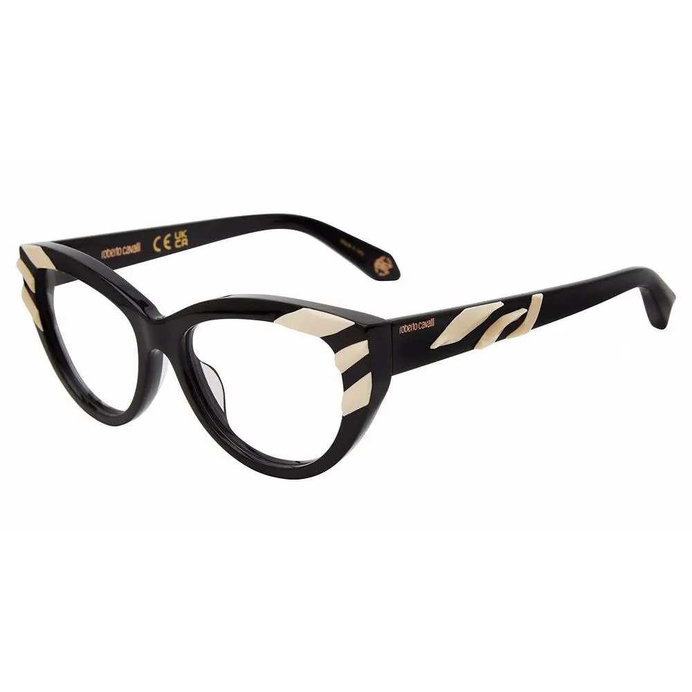 Roberto Cavalli VRC024V Eyeglasses Eye Glasses Black -700Y 53mm Un
