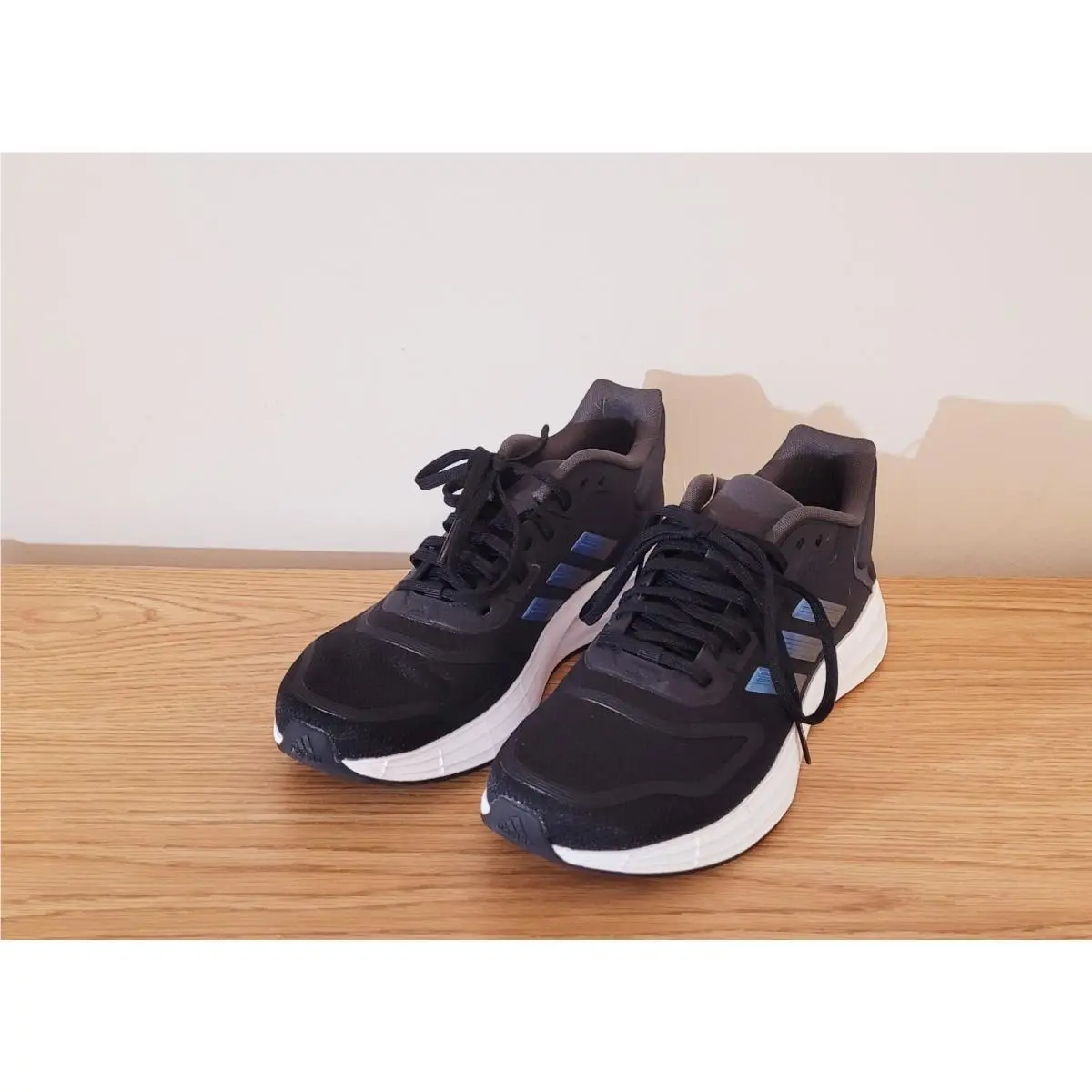 Size 9 Adidas Duramo 10 Core Black Night Metallic Womens Athletic Sneakers