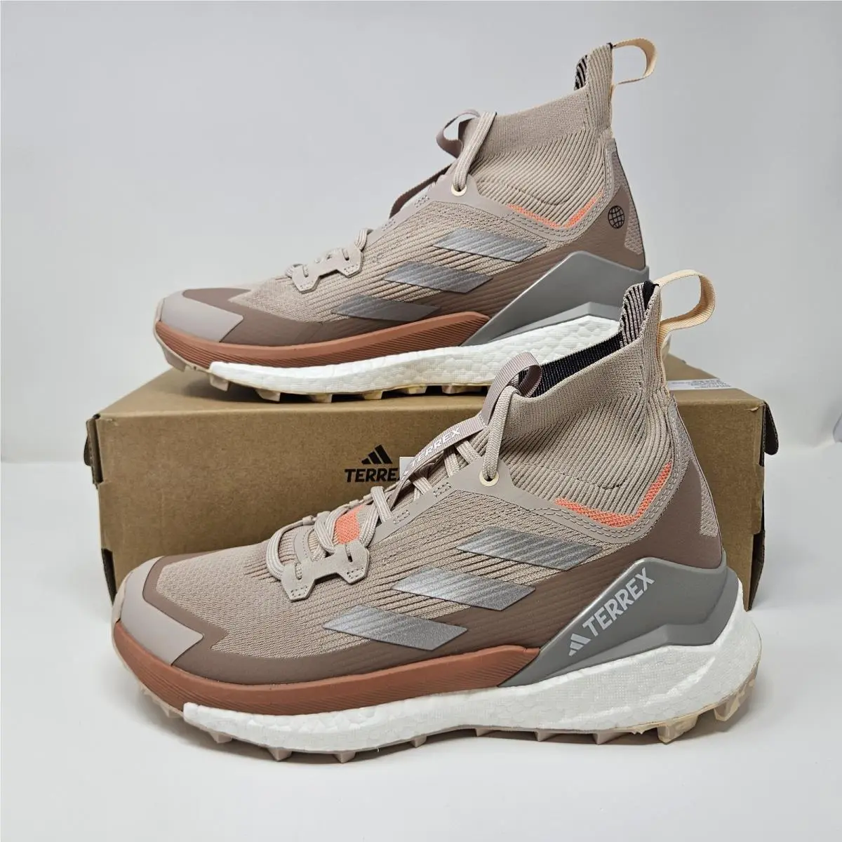Wmns Adidas Terrex Free Hiker 2 Hiking Shoes `beige/sand` / HP7497 / Size 10