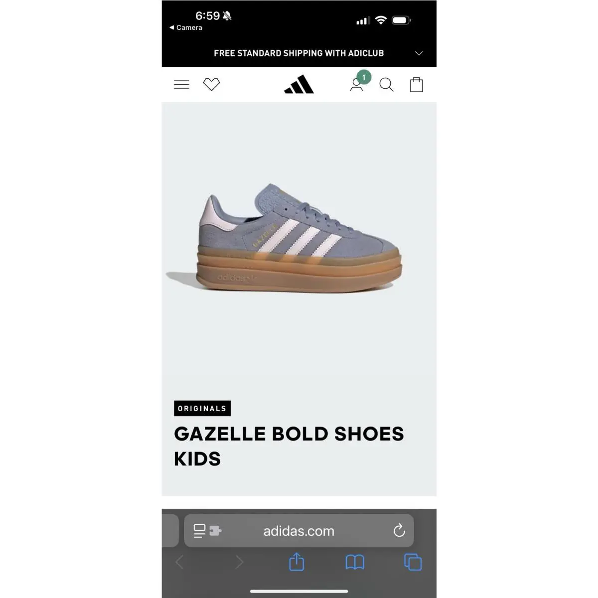 Adidas shoes - adidas Gazelle - Gazelle - Blue 4