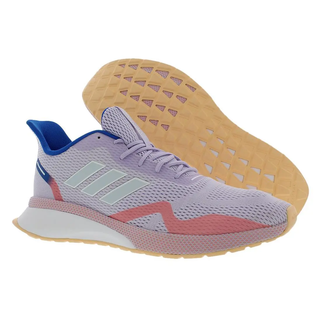 Adidas Novafvse X Womens Shoes Size 10 Color: Purple Tint/sky Tint/glow Orange - Purple Tint/Sky Tint/Glow Orange, Main: Purple