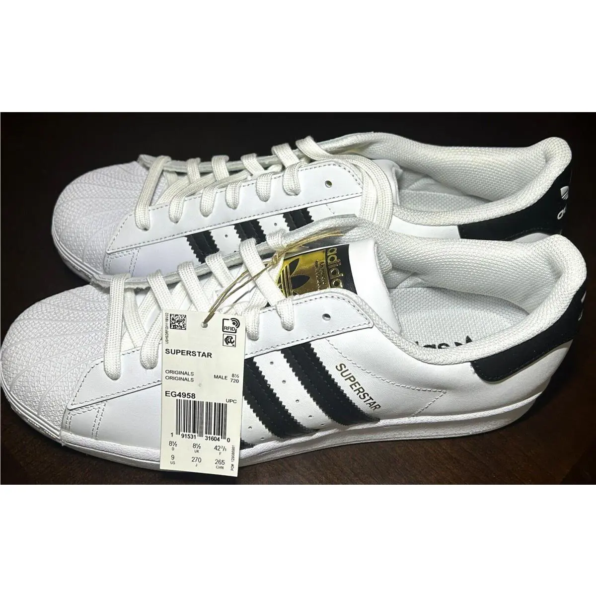 Adidas shoes - White/Black 3