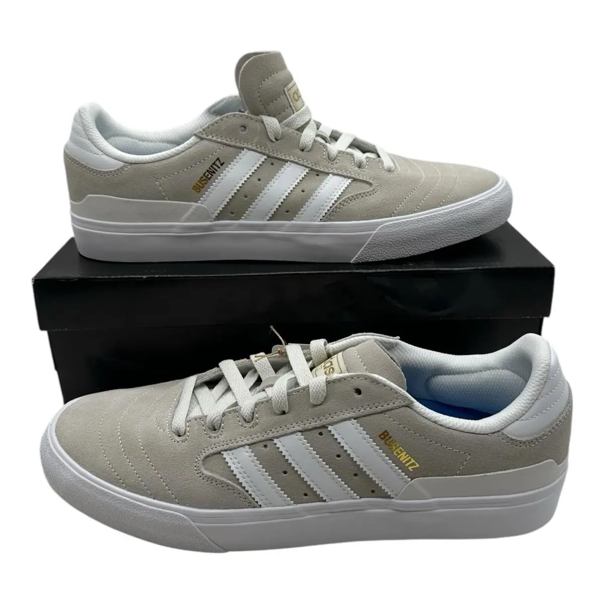 Adidas Busenitz Vulc II 2.0 Activewear Sneakers Men`s 12 Gray Gold Shoes IG5243 - Gray