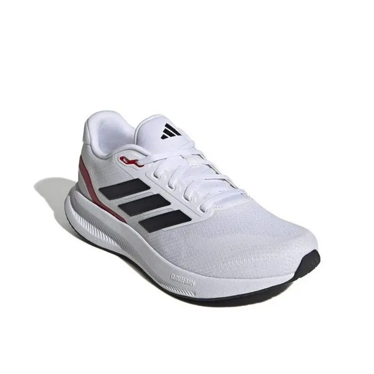 Adidas Run Falcon 5 Mens Running Tennis Shoes Sneakers White Red Black 10 M