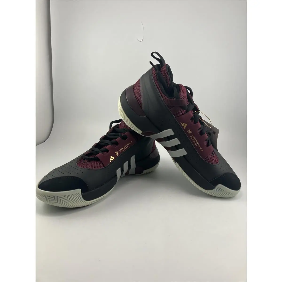 Adidas D.o.n. Issue 5 Men’s Size 7.5 Basketball Shoe Black Athletic Sneaker 800