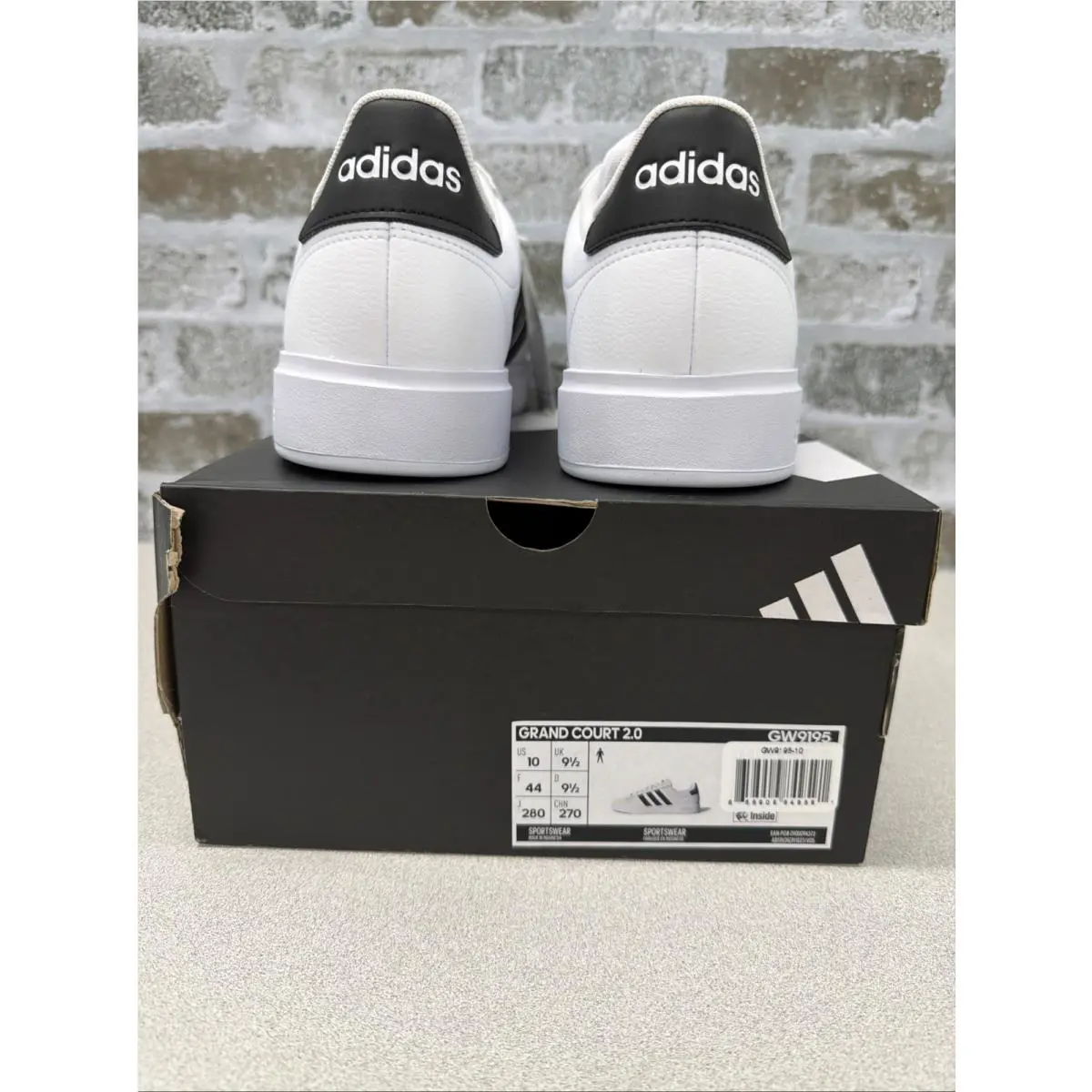 Adidas shoes - Adidas Grand Court 2.0 - Grand Court - White/Core Black/Cloud White (UPC: 4065427721781) 3