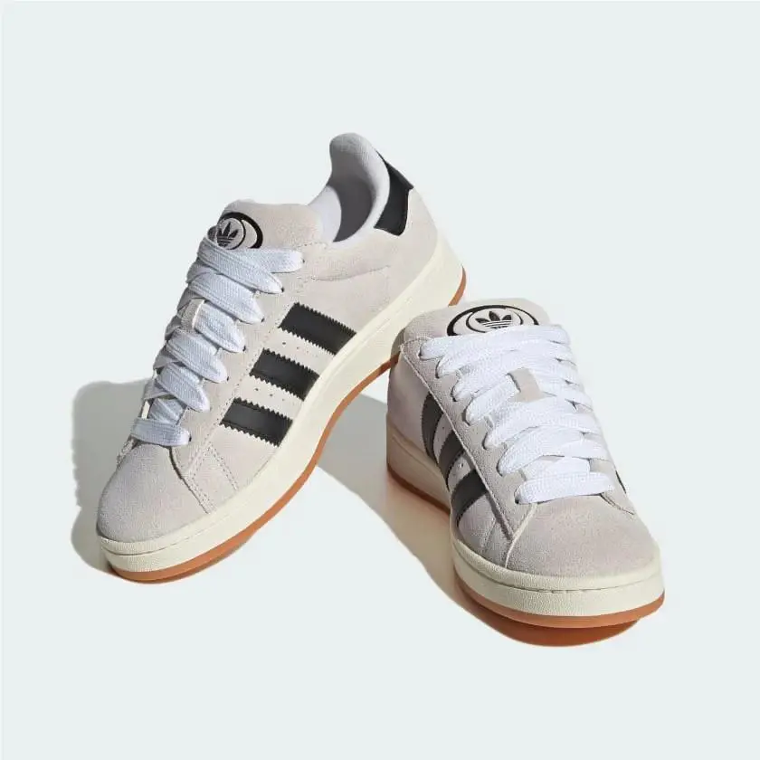 Adidas Mens Campus 00s Sneakers - Crystal White Core Size 7.5 US