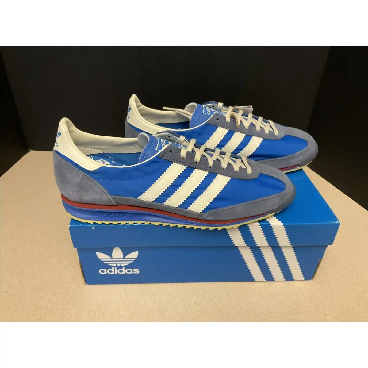 Women`s Adidas SL 72 OG Bluebird/off White Athletic Shoes. Size 9.5. Nice