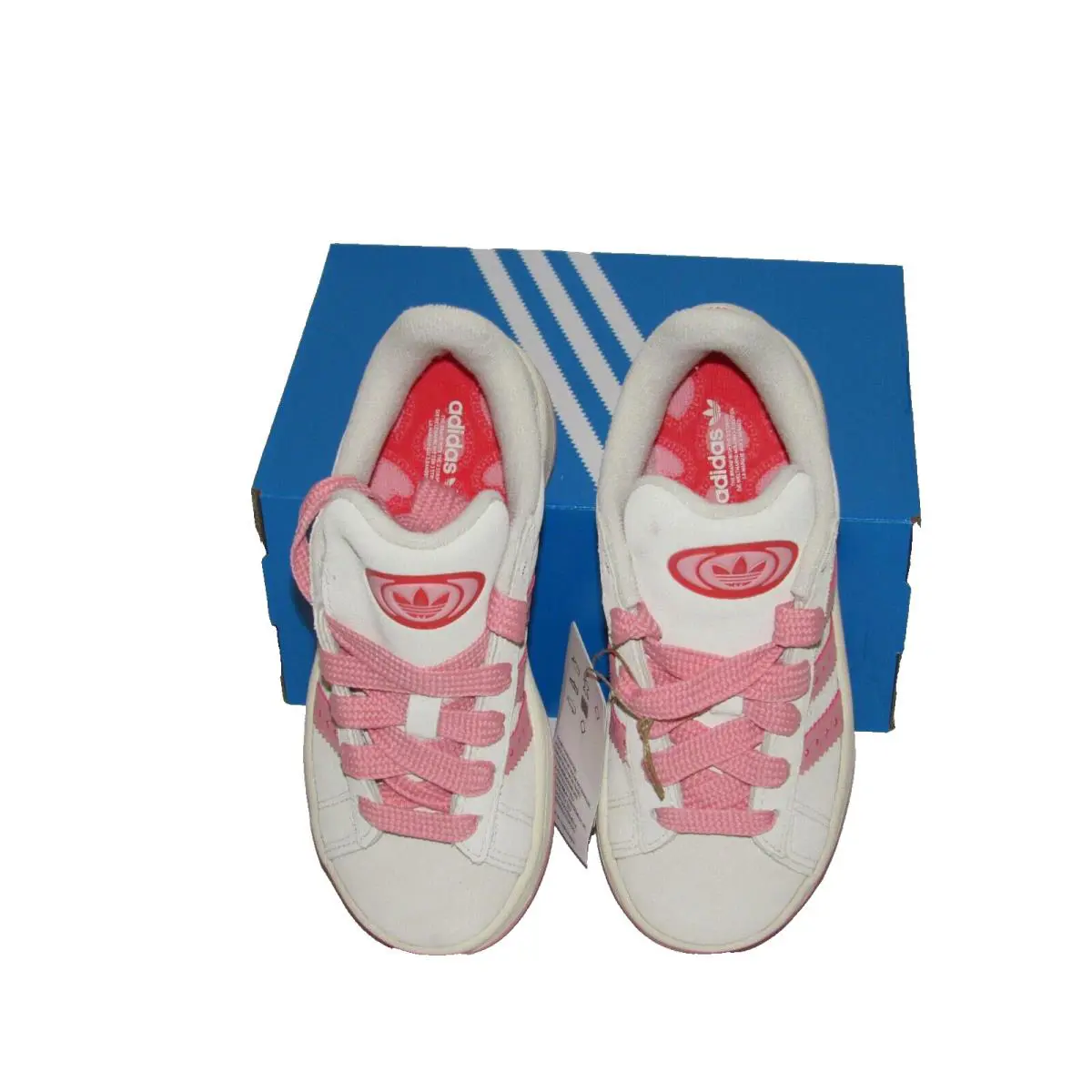 Adidas shoes - adidas Campus - Campus - White/Pink (UPC: 197613332328) 8